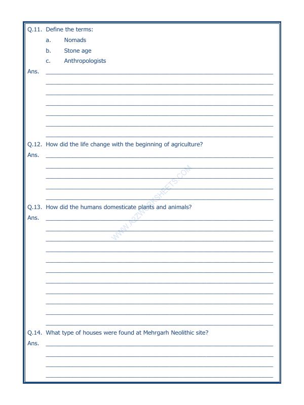 A2ZWorksheets:General Awareness-Culture and Tradition-From Gathering To Growing Food-09
