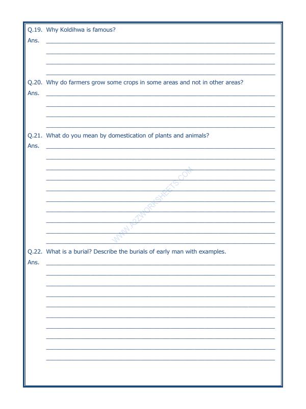 A2ZWorksheets:General Awareness-Culture and Tradition-From Gathering To Growing Food-10