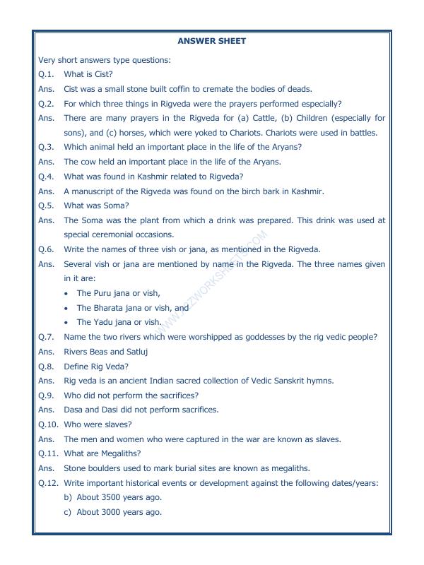 A2ZWorksheets:General Awareness-Our History and Heritage-What Books And Burials Tell Us-01