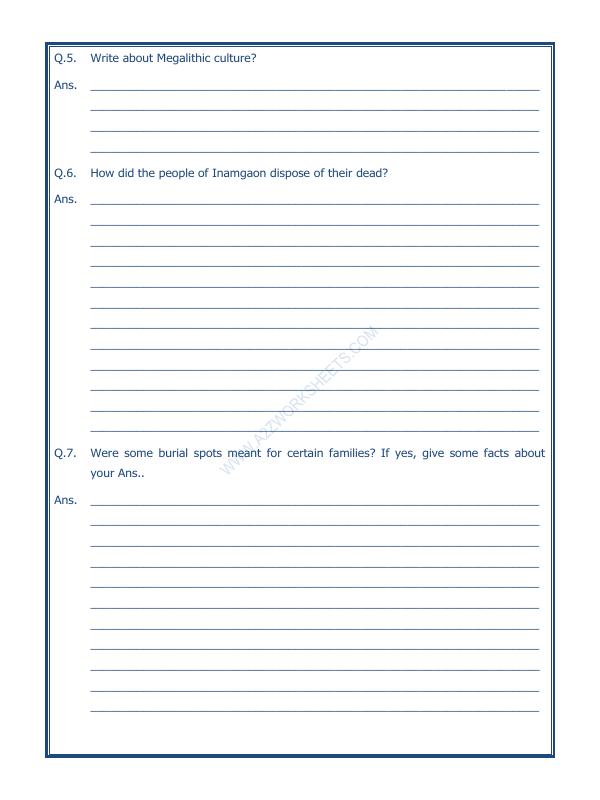 A2ZWorksheets:General Awareness-Our History and Heritage-What Books And Burials Tell Us-09