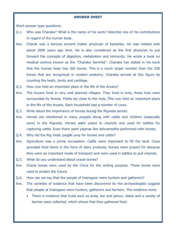 A2ZWorksheets:General Awareness-Our History and Heritage-What Books And Burials Tell Us-10