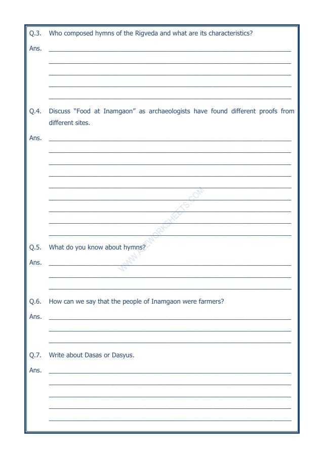 A2ZWorksheets:General Awareness-Our History and Heritage-What Books And Burials Tell Us-11