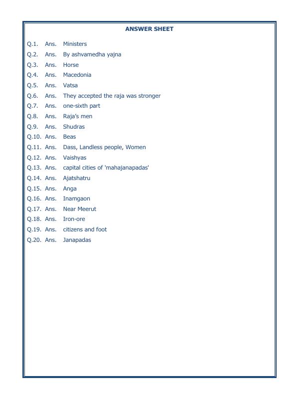 A2ZWorksheets:General Awareness-Our History and Heritage-Kingdoms, Kings And An Early Republic-05