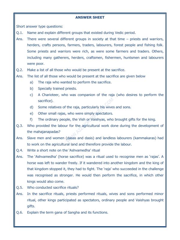 A2ZWorksheets:General Awareness-Our History and Heritage-Kingdoms, Kings And An Early Republic-08