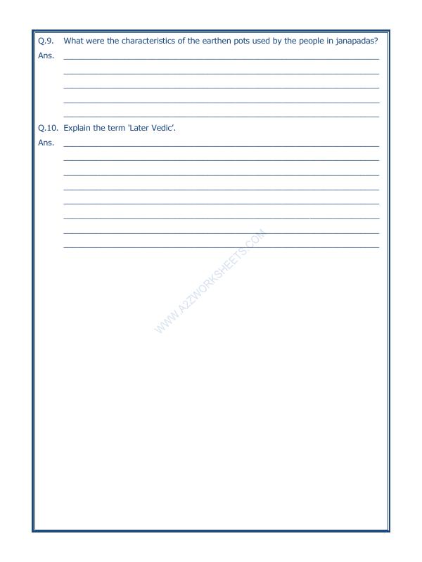 A2ZWorksheets:General Awareness-Our History and Heritage-Kingdoms, Kings And An Early Republic-09