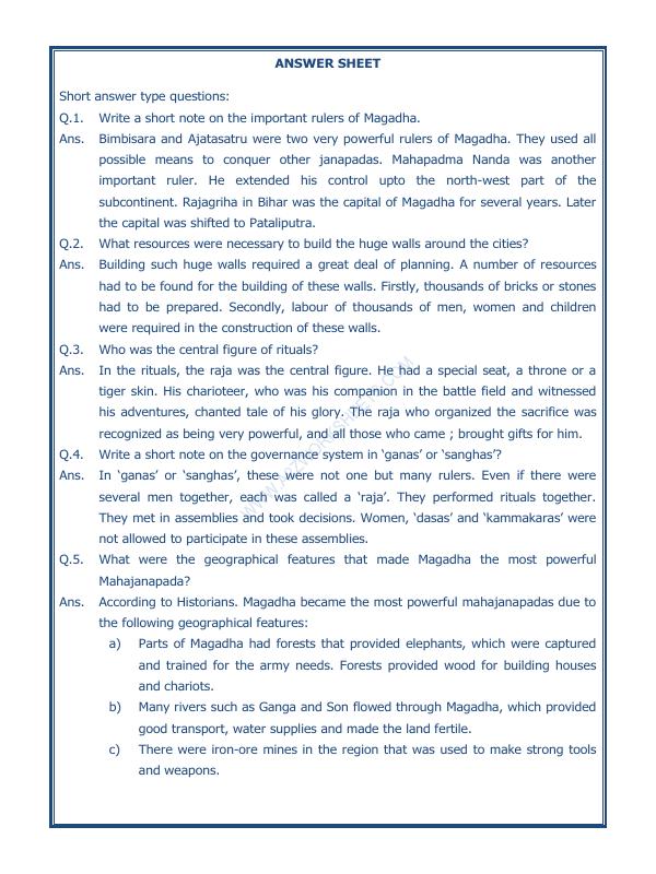 A2ZWorksheets:General Awareness-Our History and Heritage-Kingdoms, Kings And An Early Republic-09