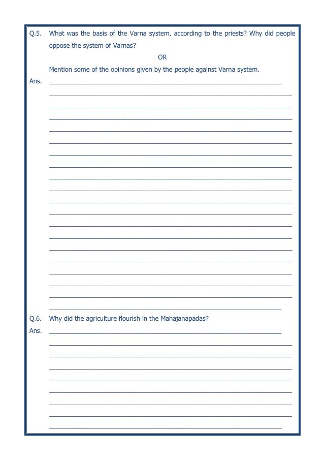 A2ZWorksheets:General Awareness-Our History and Heritage-Kingdoms, Kings And An Early Republic-12