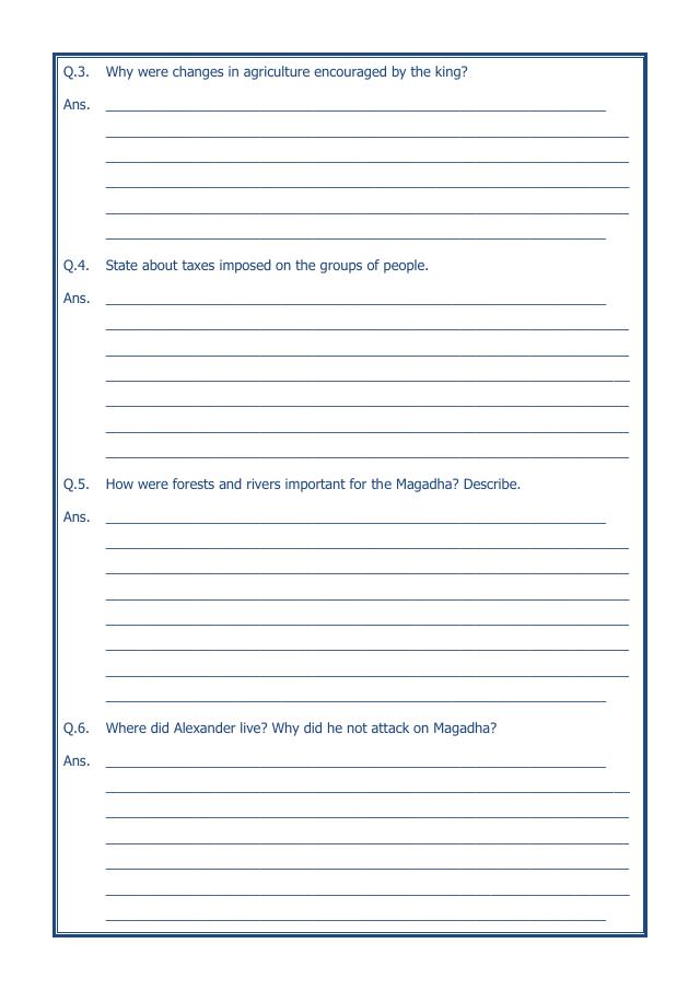 A2ZWorksheets:General Awareness-Our History and Heritage-Kingdoms, Kings And An Early Republic-13