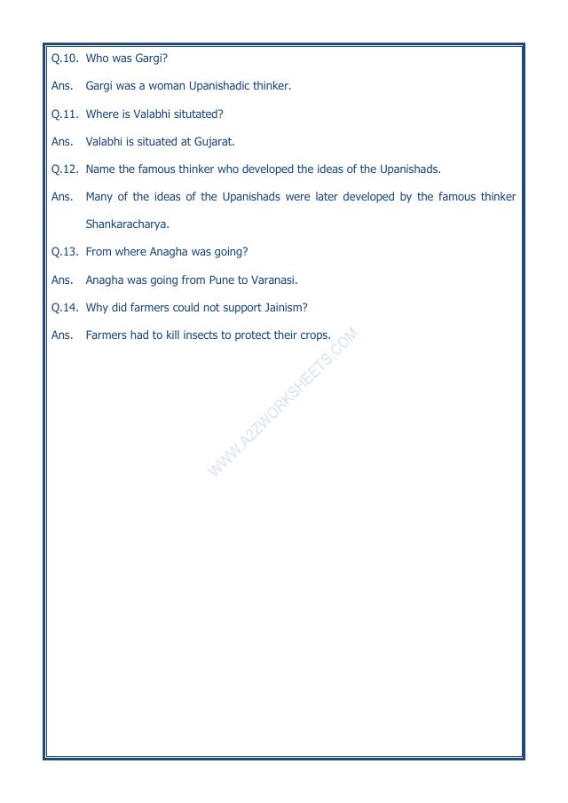 A2ZWorksheets:General Awareness-Our History and Heritage-New Question And Ideas-04