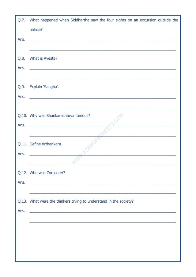 A2ZWorksheets:General Awareness-Our History and Heritage-New Question And Ideas-05