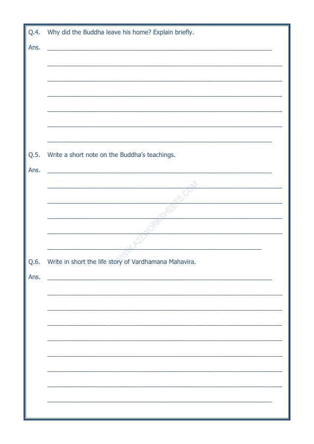 A2ZWorksheets:General Awareness-Our History and Heritage-New Question And Ideas-09