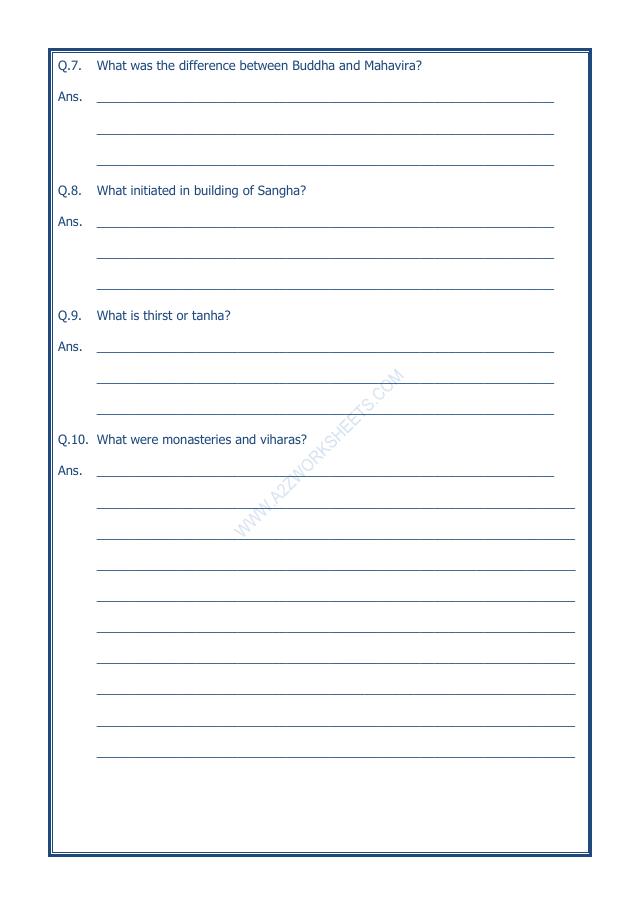 A2ZWorksheets:General Awareness-Our History and Heritage-New Question And Ideas-09