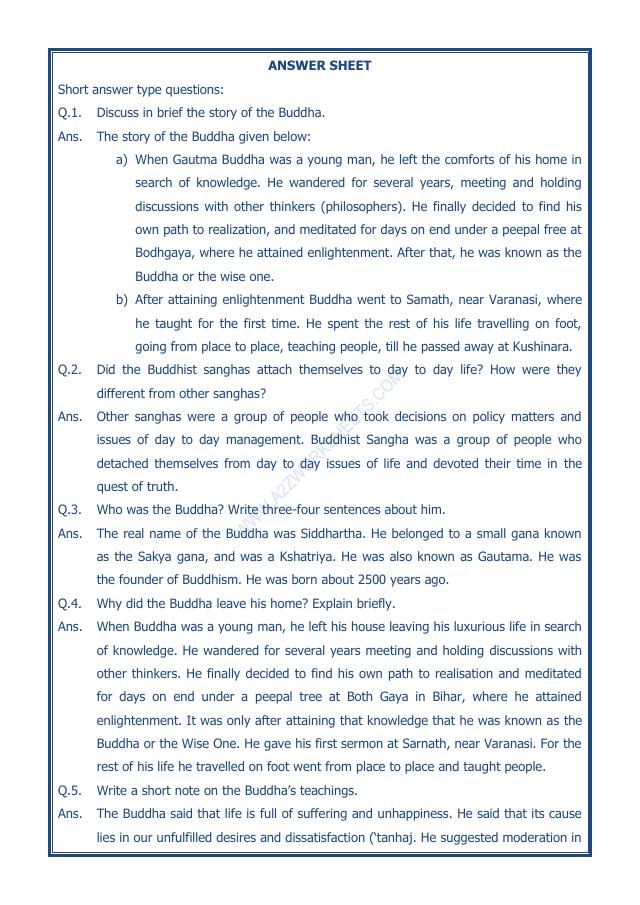 A2ZWorksheets:General Awareness-Our History and Heritage-New Question And Ideas-09