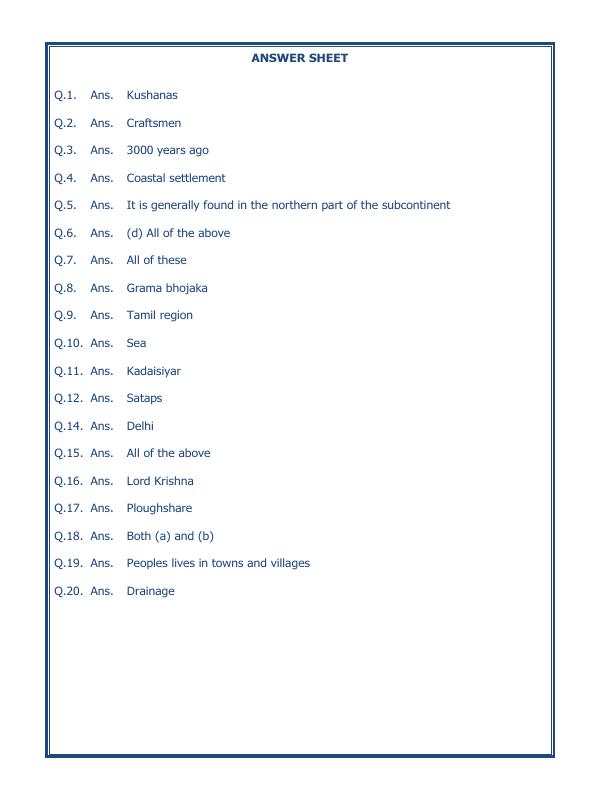 A2ZWorksheets:General Awareness-Our History and Heritage-Vital Villages, Thriving Towns-05