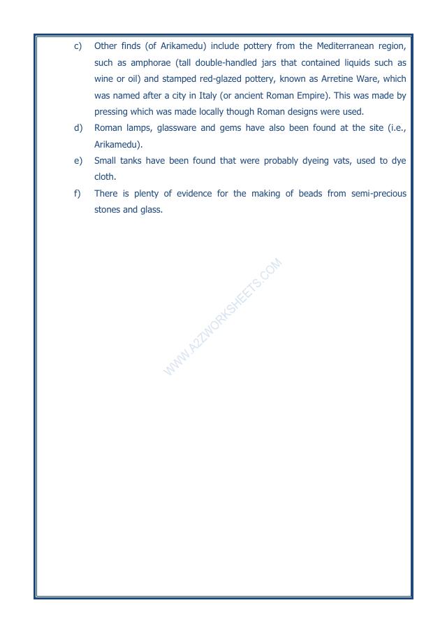 A2ZWorksheets:General Awareness-Our History and Heritage-Vital Villages, Thriving Towns-13