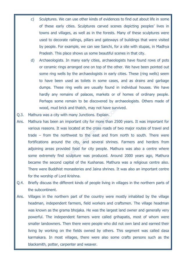 A2ZWorksheets:General Awareness-Our History and Heritage-Vital Villages, Thriving Towns-14