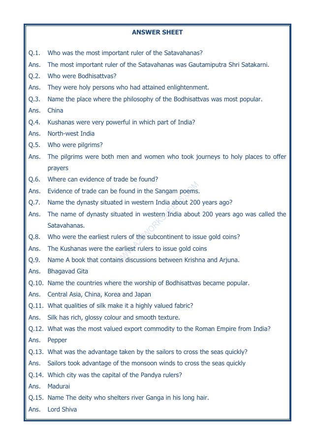 A2ZWorksheets:General Awareness-Our History and Heritage-Traders, Kings And Pilgrims-05