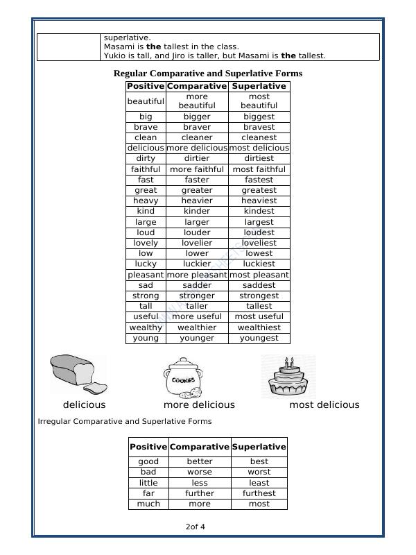A2ZWorksheets:English-Grammar-Adjectives