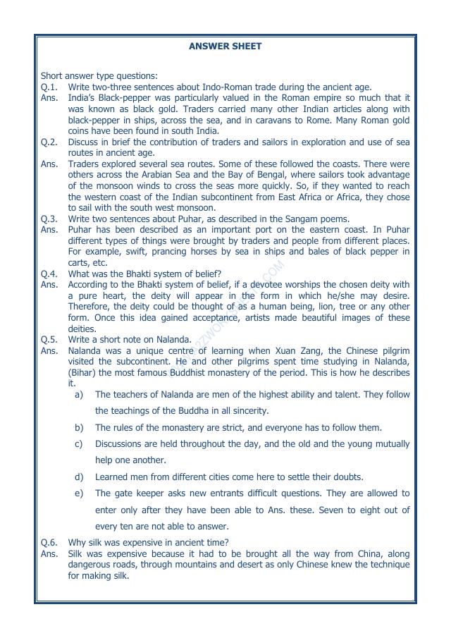 A2ZWorksheets:General Awareness-Our History and Heritage-Traders, Kings And Pilgrims-08