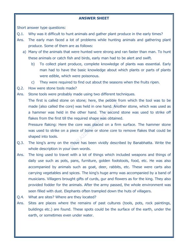 A2ZWorksheets:General Awareness-Our History and Heritage-New Empires And Kingdoms-11
