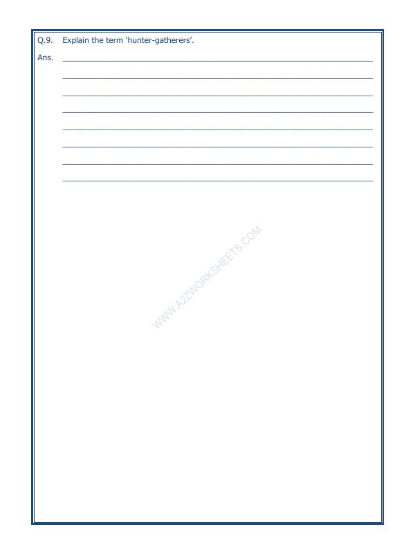 A2ZWorksheets:General Awareness-Our History and Heritage-New Empires And Kingdoms-12