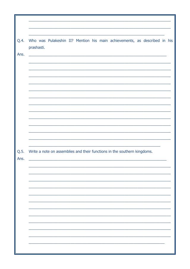 A2ZWorksheets:General Awareness-Our History and Heritage-New Empires And Kingdoms-15