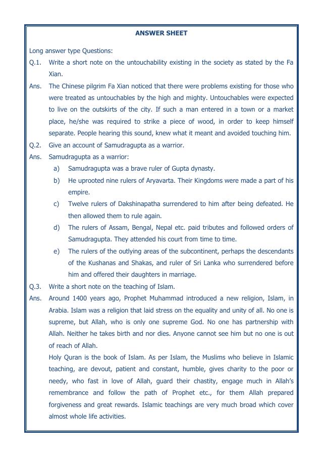 A2ZWorksheets:General Awareness-Our History and Heritage-New Empires And Kingdoms-15
