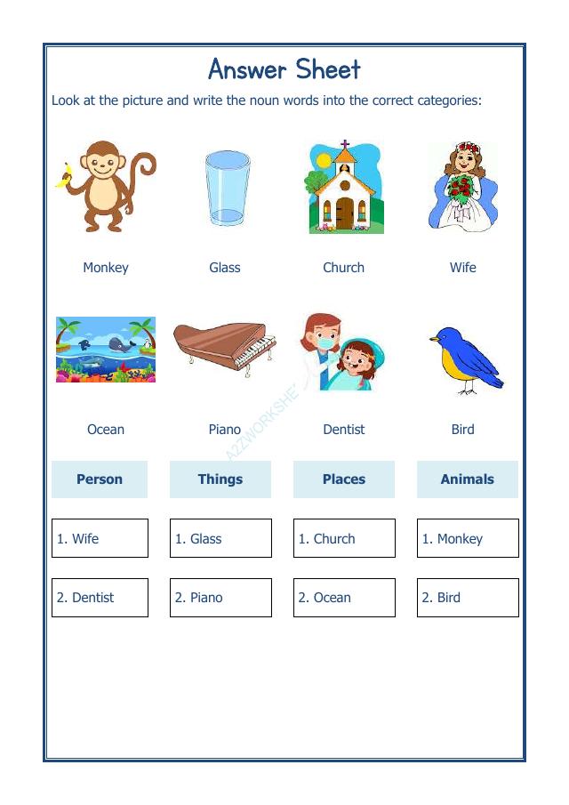 A2ZWorksheets:English-Grammar-English Noun Worksheet-06