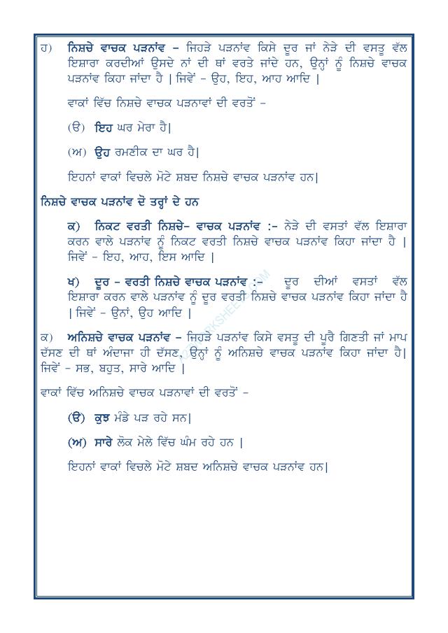 A2ZWorksheets:Language-Punjabi-Punjab Grammar-Padnav-01