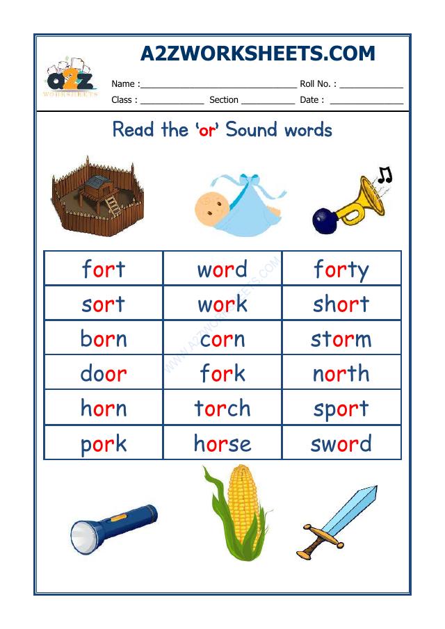 A2Zworksheets Worksheet Of English Phonics Sounds Or Sound Words A2Zworksheets Worksheet Of English Phonics Sounds Or Sound Words