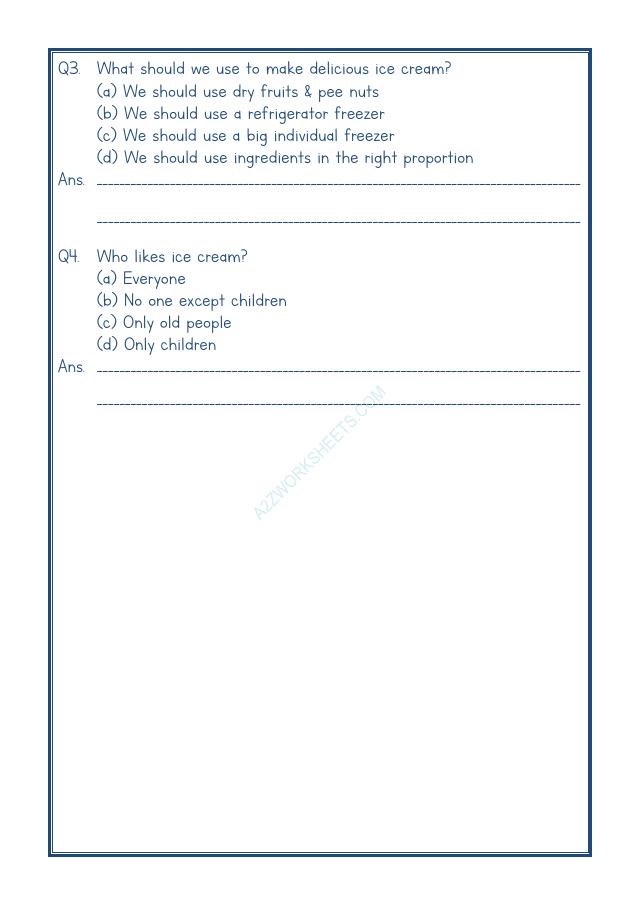 A2ZWorksheets:English-Reading-Comprehension Passage-24