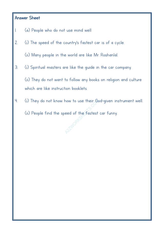 A2ZWorksheets:English-Reading-Comprehension Passage-21