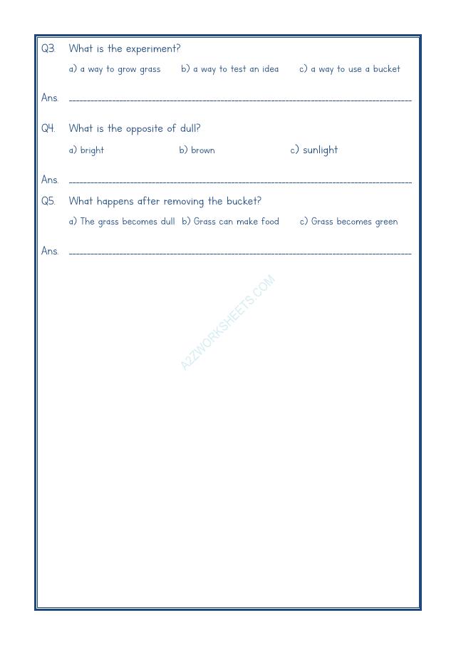 A2ZWorksheets:English-Reading-Comprehension Passage-24
