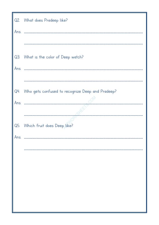A2ZWorksheets:English-Reading-Comprehension Passage-30