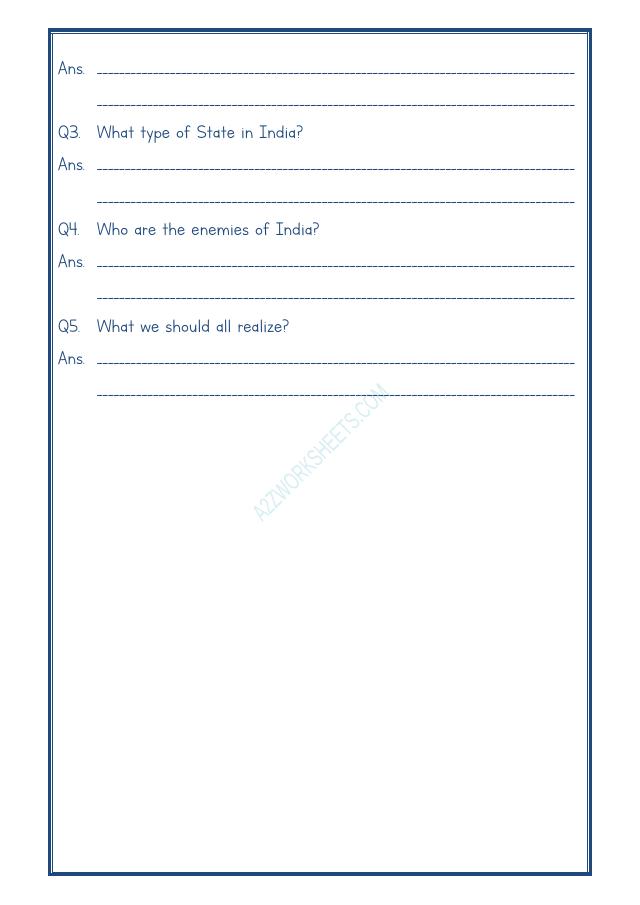 A2ZWorksheets:English-Reading-Comprehension Passage-22