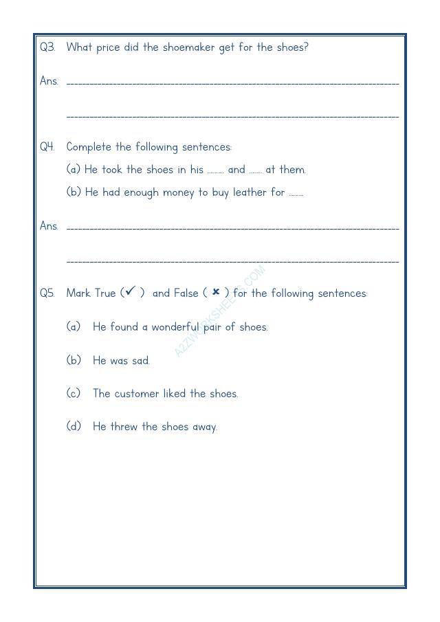 A2ZWorksheets:English-Reading-Comprehension Passage-25