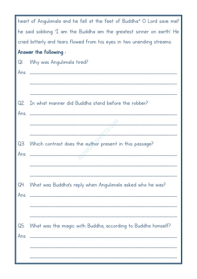 A2ZWorksheets:English-Reading-Comprehension Passage-30