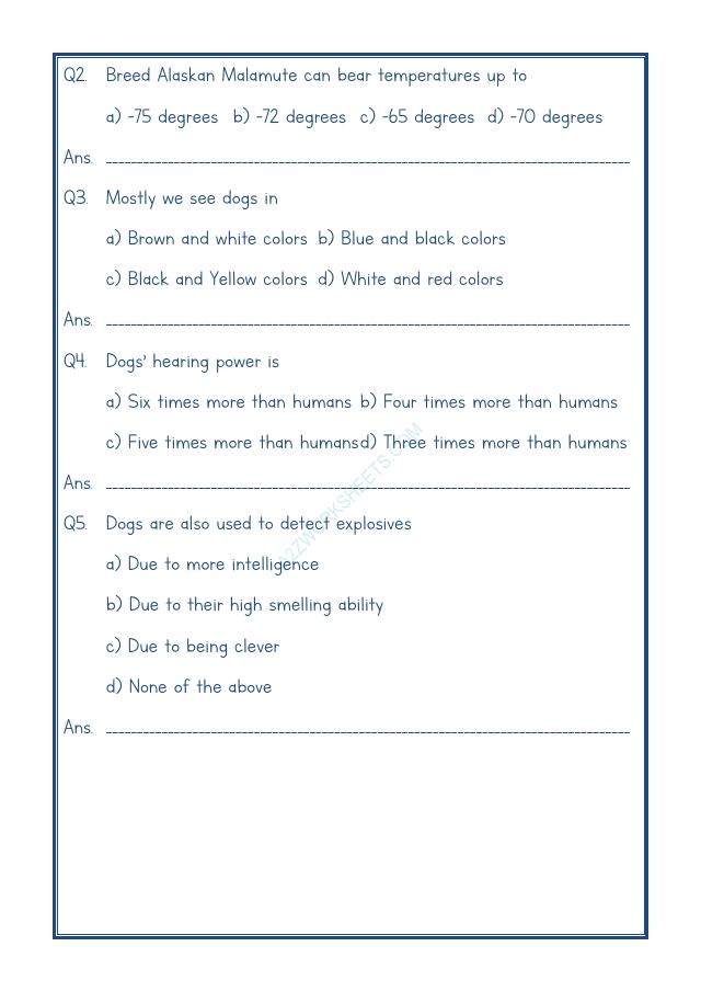 A2ZWorksheets:English-Reading-Comprehension Passage-36
