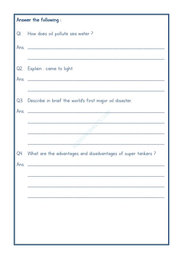 A2ZWorksheets:English-Reading-Comprehension Passage-51