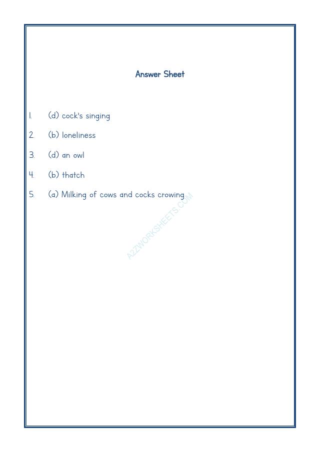 A2ZWorksheets:English-Reading-Comprehension Passage-54