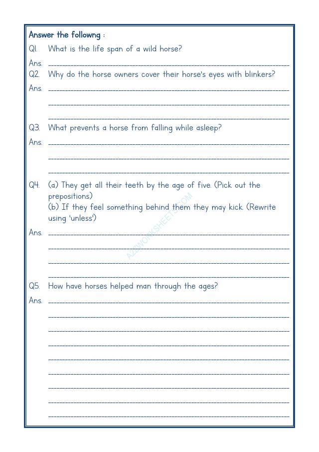 A2ZWorksheets:English-Reading-Comprehension Passage-56