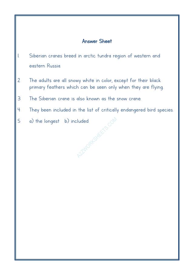 A2ZWorksheets:English-Reading-Comprehension Passage-59