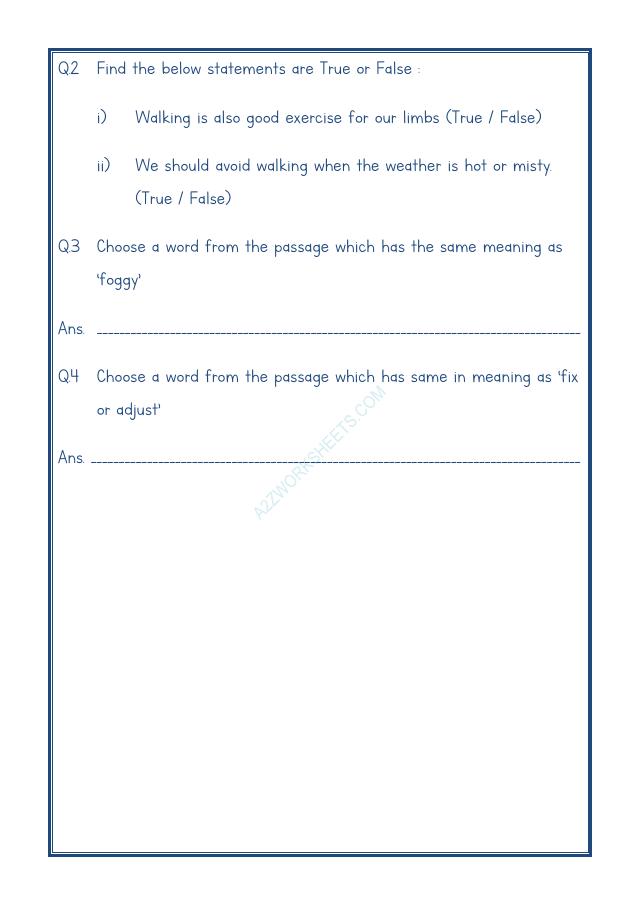 A2ZWorksheets:English-Reading-Comprehension Passage-60
