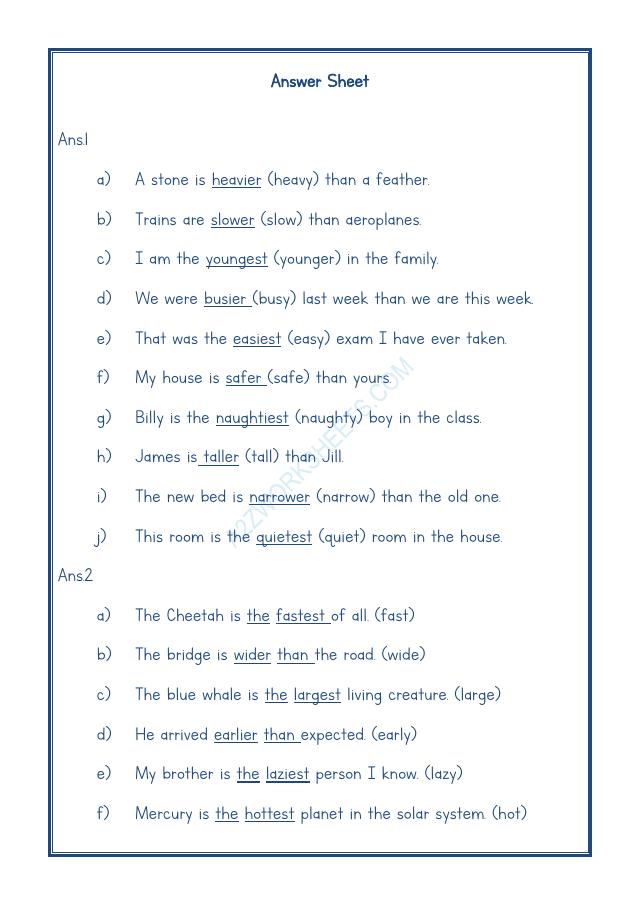 A2ZWorksheets:English-Grammar-English Adjectives Worksheet-12
