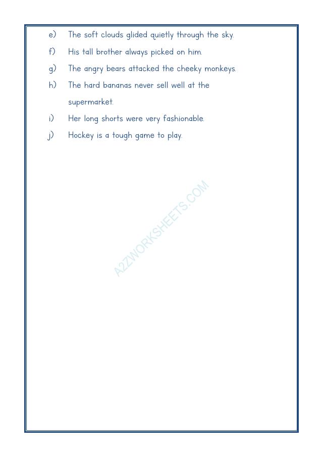 A2ZWorksheets:English-Grammar-English Adjectives Worksheet-13
