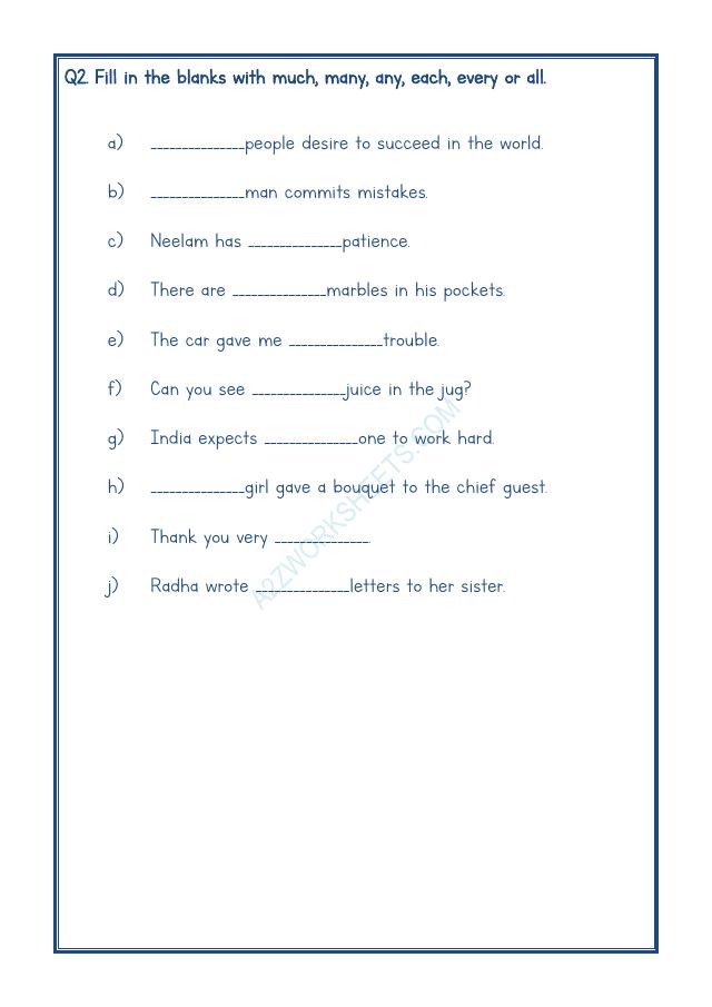 A2ZWorksheets:English-Grammar-English Adjectives Worksheet-04