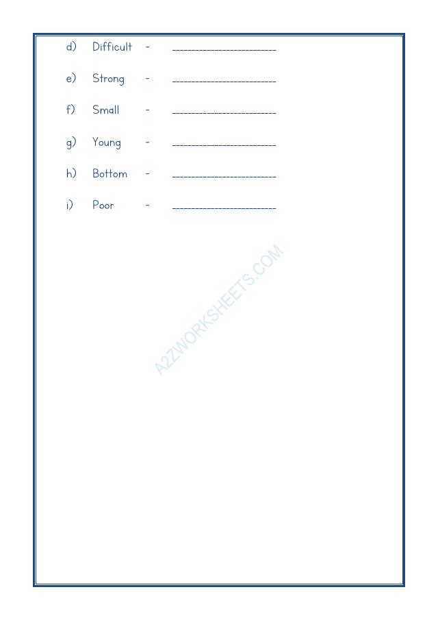 A2ZWorksheets:English-Grammar-English Adjective Worksheet-02