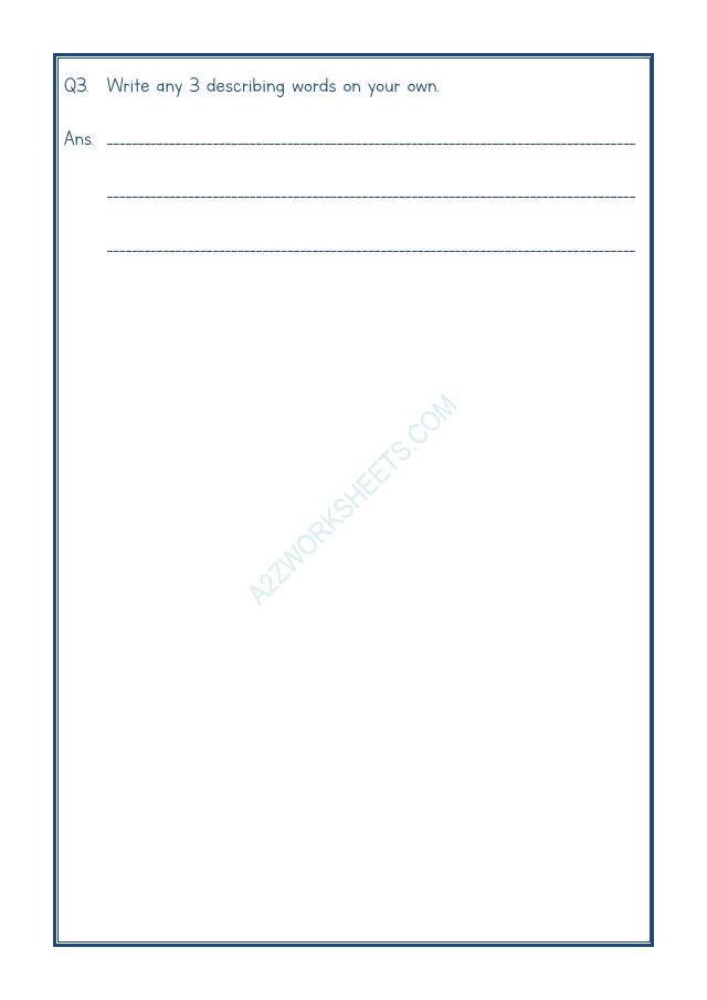 A2ZWorksheets:English-Grammar-English Adjective Worksheet-10