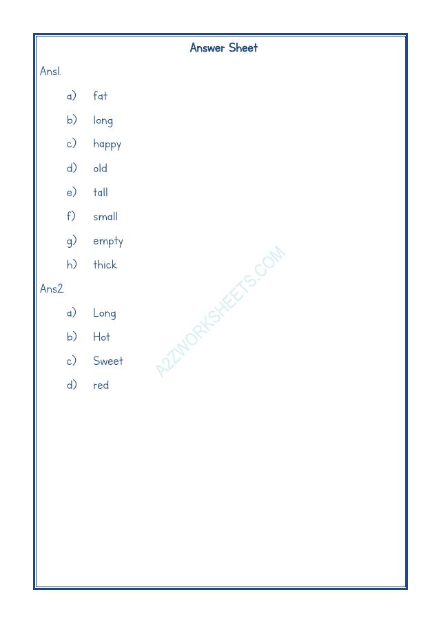 A2ZWorksheets:English-Grammar-Adjectives Worksheet-08