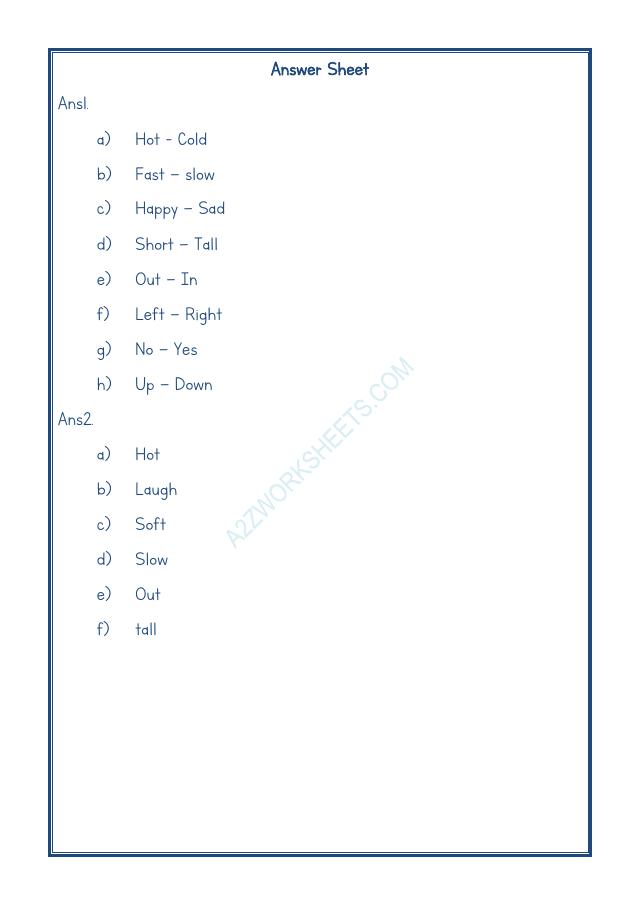 A2ZWorksheets:English-Grammar-Opposite Word-01